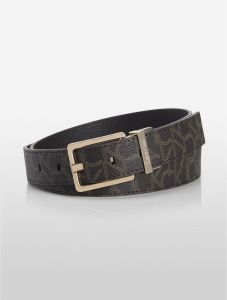 Calvin Klein dámský pásek Logo jacquard reversible belt