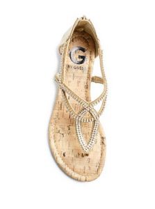 GUESS dámské sandále Justeen Rhinestone