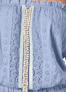 VENUS dámské šaty EYELET DRESS WITH BEADING