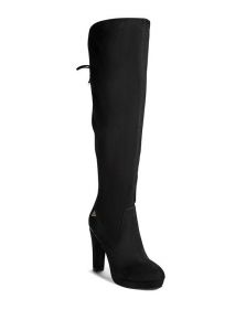 GUESS kozačky Latent Heeled Over-The-Knee Boots