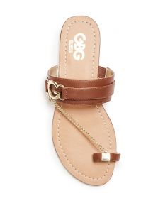 GUESS dámské sandále Laydee Chain-Detail Sandals
