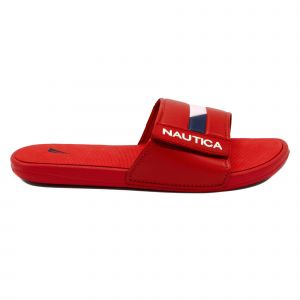 NAUTICA pánské pantofle Bower 2 Slide Sandal in Red