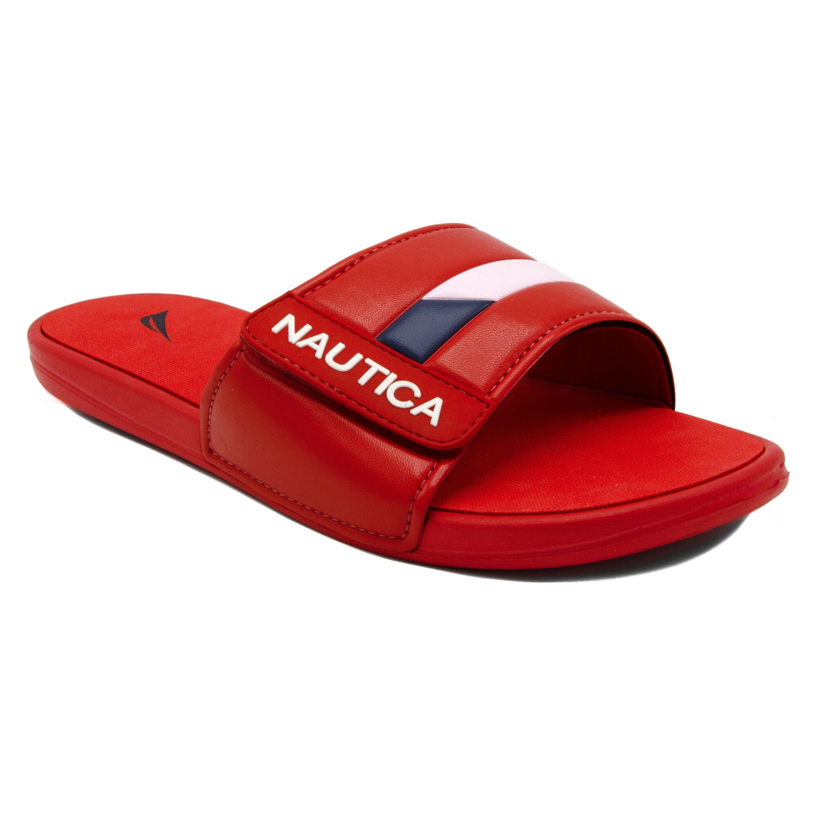 NAUTICA pánské pantofle Bower 2 Slide Sandal in Red