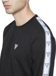GUESS pánské tričko s dlouhým rukávem Huey Logo Long-Sleeve Tee