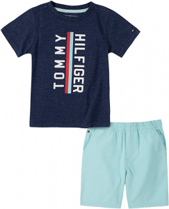 Tommy Hilfiger tričko s kraťasy pro chlapečka 2 Pieces Shorts Set  | 24 m