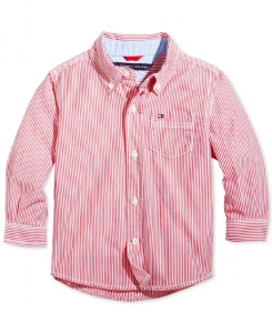 Tommy Hilfiger košile pro chlapečka Baby Boys Button Down Stripe Shirt  | 12 m , 24 m