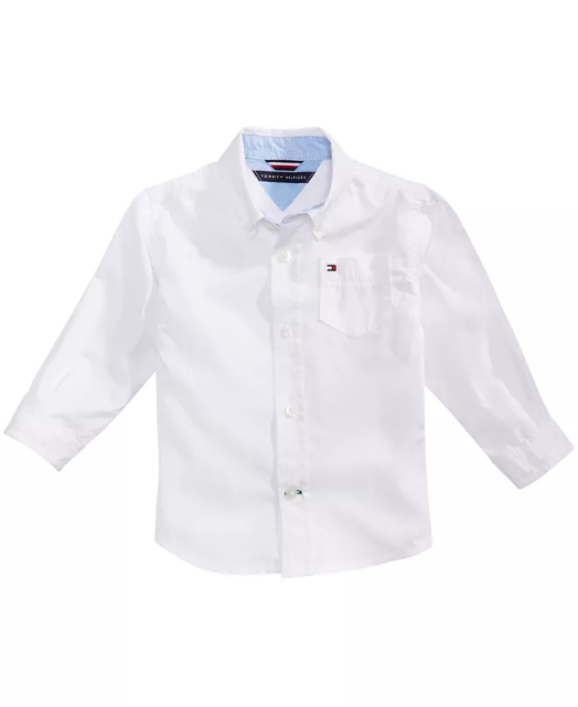 Tommy Hilfiger košile pro chlapečka Baby Boys Button Classic Button Down Shirt
