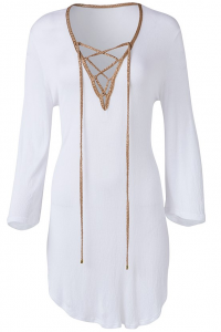 Dámské plážové bílé šaty VENUS