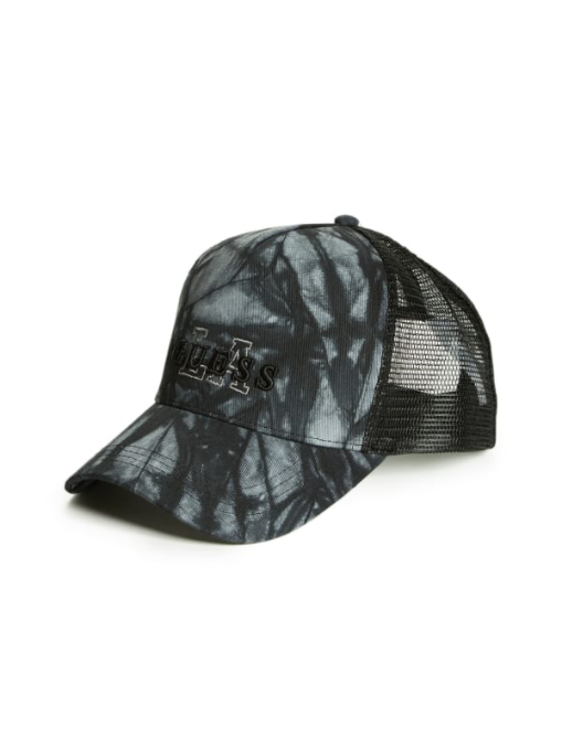 GUESS pásnká kšiltovka Tie-Dye Logo Trucker Hat
