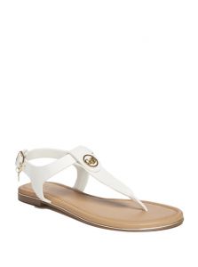GUESS dámské sandále Carmel T-Strap Logo Sandals