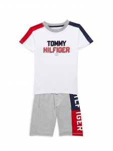 Tommy Hilfiger dětské tričko a kraťasy Lucky