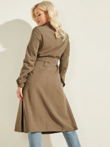 GUESS dámský podzimní kabát Stefania Longline Trench