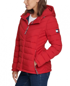 Tommy Hilfiger dámská zimní bunda Stretch Packable Puffer Coat  | XS, S, M, L, XL