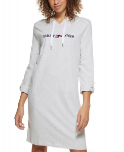 Tommy Hilfiger dámské šaty Logo-Print Hoodie  | XS, S