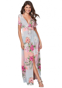 VENUS dámské šaty Floral Maxi Dress | S