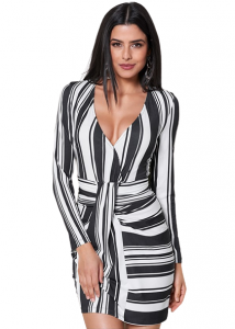 VENUS dámské šaty Stripe Bodycon Dress | S