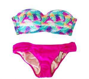 Victoria's Secret dámské dvoudílné plavky Bandeau | S/XS