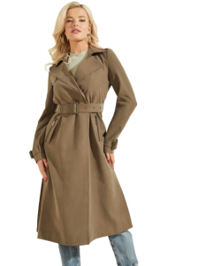 GUESS dámský podzimní kabát Stefania Longline Trench | S, M
