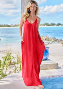 VENUS dámské šaty Boho Maxi Dress Cover-Up | S, M, L, XL