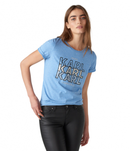 KARL LAGERFELD dámské tričko KARL KARL KARL  | S