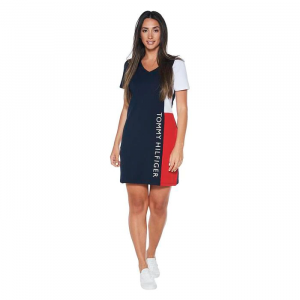 Tommy Hilfiger dámské šaty Colorblock Logo | XS, S, XL