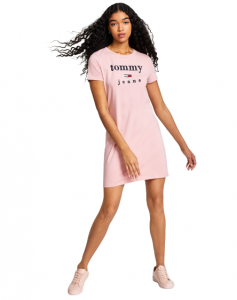 Tommy Hilfiger dámské šaty Logo T-Shirt | S