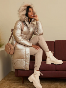 GUESS dámská zimní bunda Angela  | S, M, L, XL