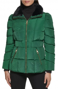 GUESS dámská zimní bunda Faux Fur  | XL