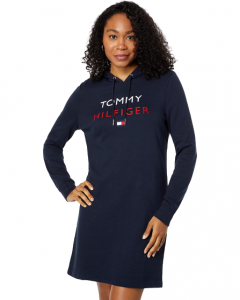 Tommy Hilfiger dámské mikinové šaty Ruffle Sleeve  | S, M, L, XL
