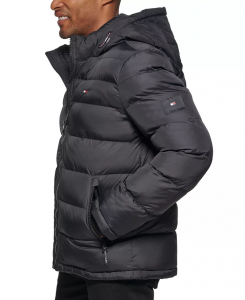 Tommy Hilfiger prošívaná zimní pánská bunda Puffer