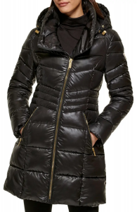 GUESS dámská zimní bunda Water Resistant Hooded Puffer  | M