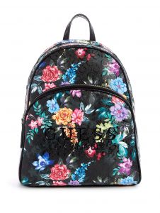 GUESS dámský květovaný batoh Broderick 