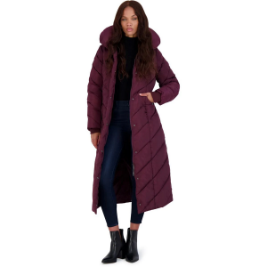 Steve Madden dámská zimní prošívaná maxi bunda, kabát Long Maxi Puffer | S