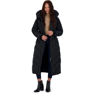 Steve Madden dámská dlouhá zimní prošívaná maxi bunda, kabát Long Maxi Puffer