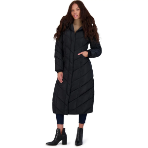 Steve Madden dámská zimní prošívaná maxi bunda, kabát Long Maxi Puffer