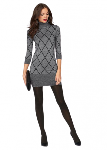VENUS dámské svetrové šaty TURTLENECK | S, M, L