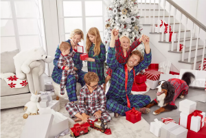 Vánoční pyžama pro rodinu