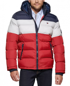 Tommy Hilfiger prošívaná zimní pánská bunda Quilted | L, XL
