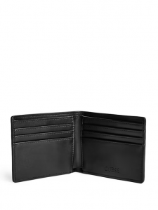GUESS pánská peněženka Slim Logo Striped Bifold Wallet