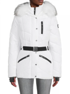 Michael Kors dámská zimní bunda s páskem  | S, M
