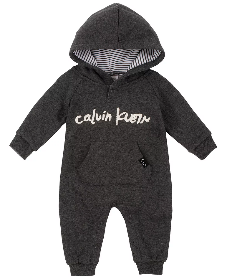 Calvin Klein dětský overal pro chlapečka Logo Hoodie