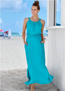 VENUS dámské plážové šaty Gathered  | S, M, L, XL, XXL