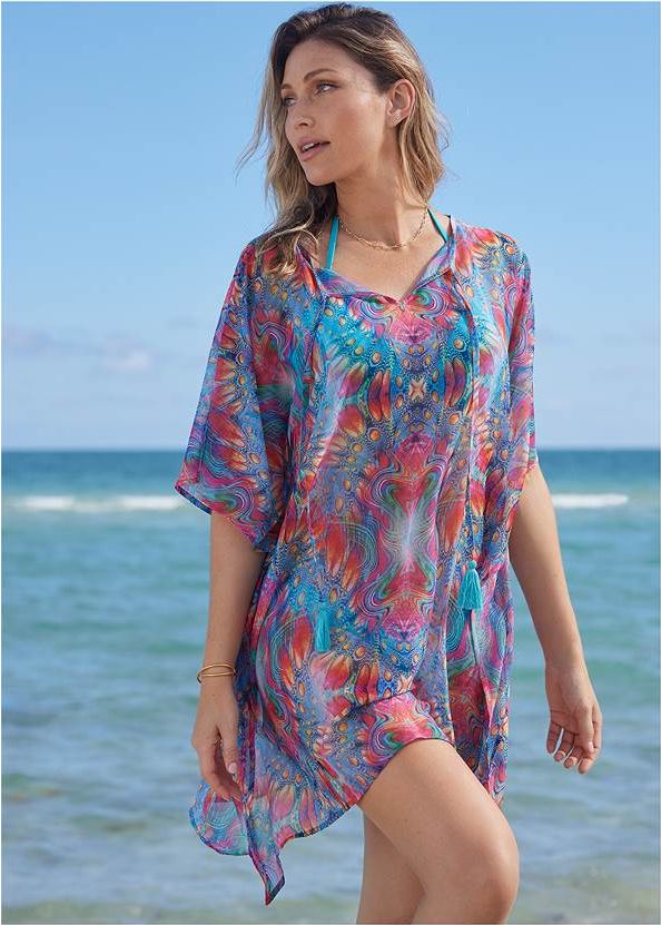 Dámské plážové šaty, cover up Cold-Shoulder VENUS