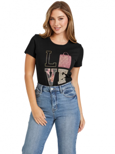 GUESS dámské tričko Adora | XS, S, M, L, XL