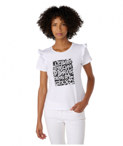 KARL LAGERFELD dámské tričko RUFFLE  | M, L, XL