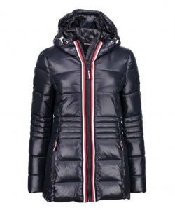 Tommy Hilfiger dámská zimní bunda Fitted Puffer s kapucí | S