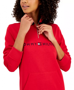Tommy Hilfiger dámské mikinové šaty Logo Funnel AKCE