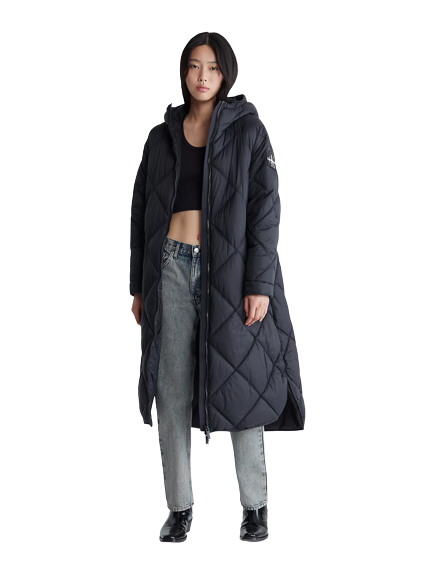 Calvin Klein zimní dlouhá dámská bunda,kabát Repreve AKCE