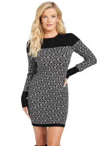 GUESS dámské svetrové šaty Muna  | XS, S, M, L, XL