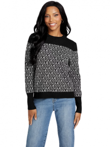 GUESS dámský svetr Muna Logo Sweater | XS, S, M, L, XL